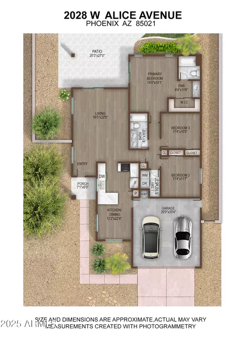 Floorplan - 2028 W Alice Ave, Phoenix, AZ 85021 photo 3 of 4