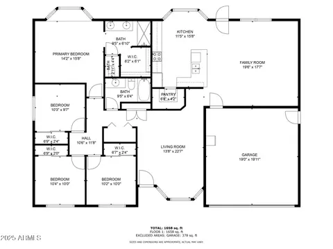 Floorplan - 3059 E Tyson Ct, Gilbert, AZ 85295 photo 1 of 2