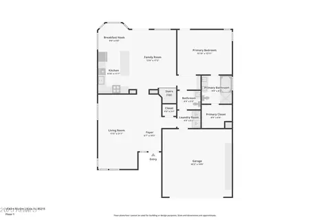 Floorplan - 4043 N Ranier --, Mesa, AZ 85215 photo 2 of 4