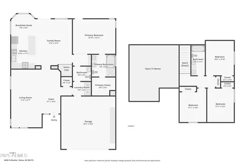 Floorplan - 4043 N Ranier --, Mesa, AZ 85215 photo 1 of 4