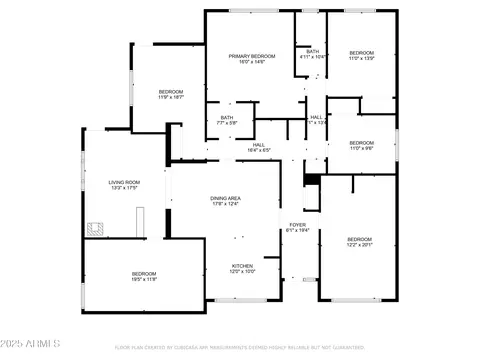 Floorplan - 501 E Alameda Dr, Tempe, AZ 85282 photo 1 of 1