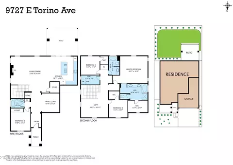Floorplan - 9727 E Torino Ave, Mesa, AZ 85212 photo 1 of 2