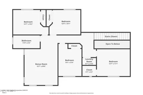 Floorplan - 2129 E Yuma Ave, Apache Junction, AZ 85119 photo 1 of 1