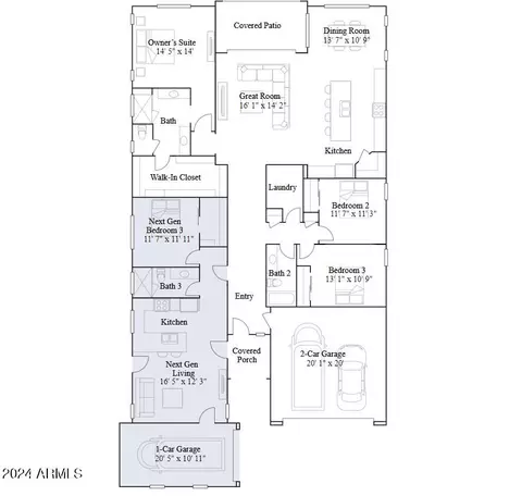 Floorplan - 10064 S Dutchman Dr, Apache Junction, AZ 85120 photo 1 of 1