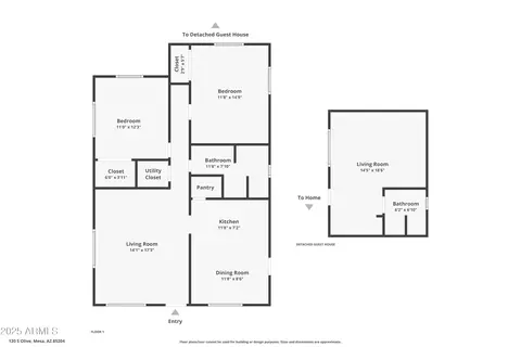 Floorplan - 120 S Olive --, Mesa, AZ 85204 photo 1 of 2