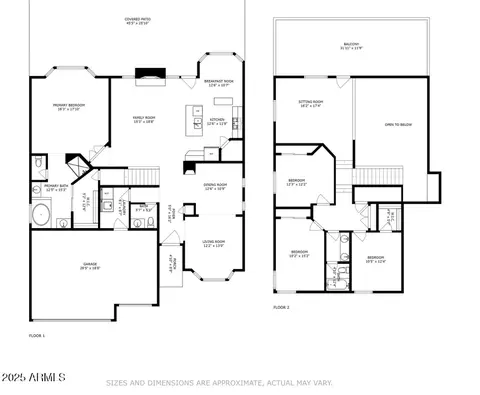 Floorplan - 725 W Beth Dr, Phoenix, AZ 85041 photo 1 of 1