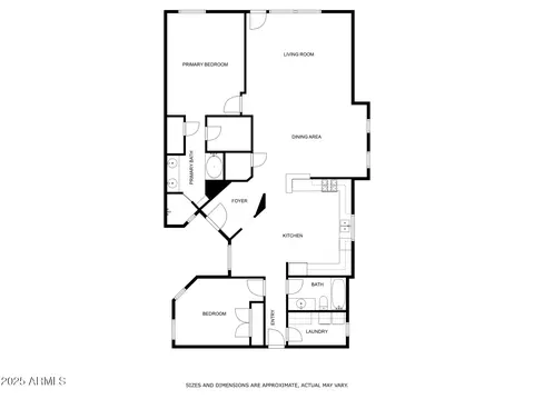 Floorplan - 7445 Eagle Crest Dr #1111, Mesa, AZ 85207 photo 1 of 1