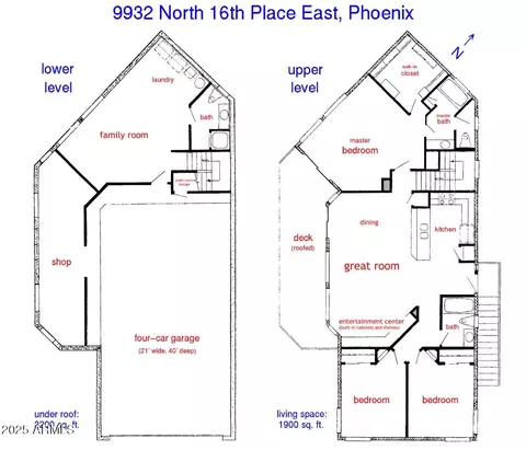 Floorplan - 9932 N 16th Pl E, Phoenix, AZ 85020 photo 1 of 1