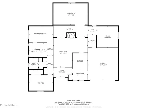 Floorplan - 7439 Ed Rice Ave, Mesa, AZ 85208 photo 2 of 2