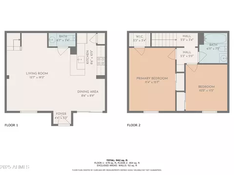 Floorplan - 811 Eugie Ave, Phoenix, AZ 85022 photo 3 of 3