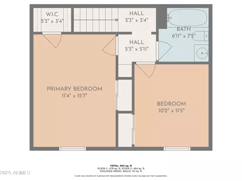 Floorplan - 811 Eugie Ave, Phoenix, AZ 85022 photo 2 of 3