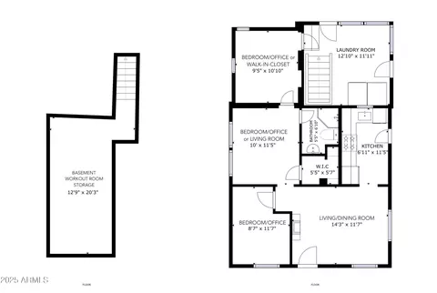 Floorplan - 1424 E Garfield St, Phoenix, AZ 85006 photo 2 of 2