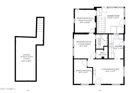 Floorplan - 1424 E Garfield St, Phoenix, AZ 85006 photo 1 of 2