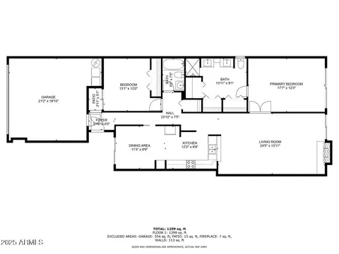 Floorplan - 2326 Evans Dr, Phoenix, AZ 85022 photo 1 of 1