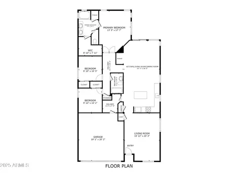 Floorplan - 636 E Redondo Dr, Gilbert, AZ 85296 photo 1 of 1