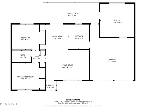 Floorplan - 1019 E Granada Ave, Apache Junction, AZ 85119 photo 1 of 1