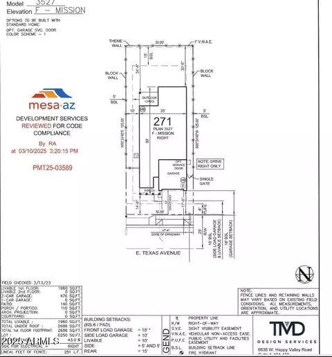 Floorplan - 10865 E Texas Ave, Mesa, AZ 85212 photo 2 of 2