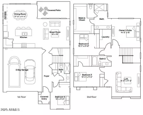 Floorplan - 8258 E Petunia Ave, Mesa, AZ 85212 photo 1 of 1