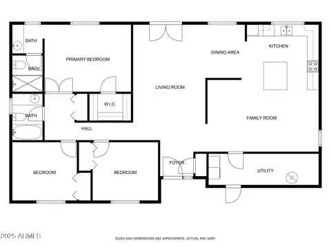 Floorplan - 2447 E Holmes Ave, Mesa, AZ 85204 photo 2 of 2