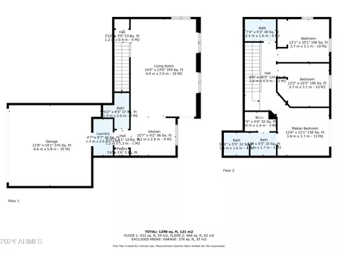 Floorplan - 4716 E Red Oak Ln #102, Gilbert, AZ 85297 photo 2 of 2