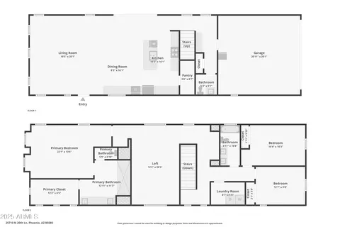 Floorplan - 25710 N 20th Ln, Phoenix, AZ 85085 photo 1 of 2