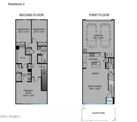 Floorplan - 1825 E Hampton Ln #108, Gilbert, AZ 85295 photo 1 of 1