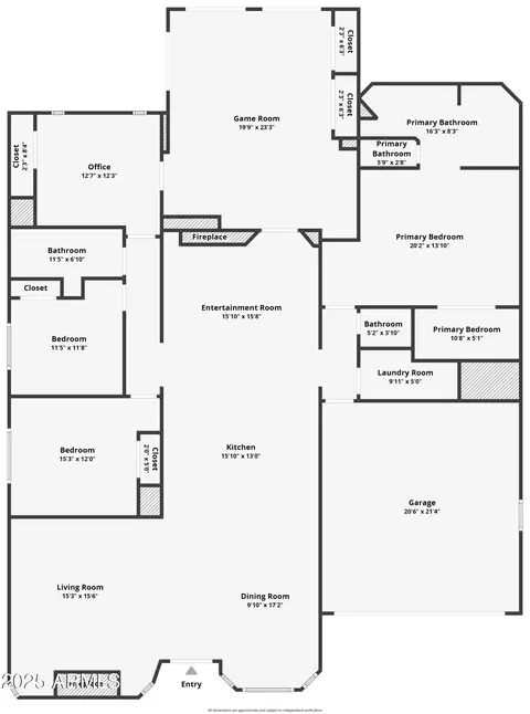 Floorplan - 4601 E Carolina Dr, Phoenix, AZ 85032 photo 1 of 2