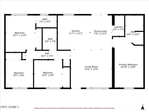 Floorplan - 2036 W Windrose Dr, Phoenix, AZ 85029 photo 1 of 1