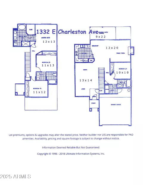 Floorplan - 1332 E Charleston Ave, Phoenix, AZ 85022 photo 1 of 2