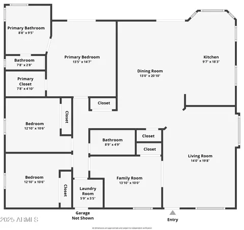 Floorplan - 807 E San Remo Ave, Gilbert, AZ 85234 photo 1 of 1