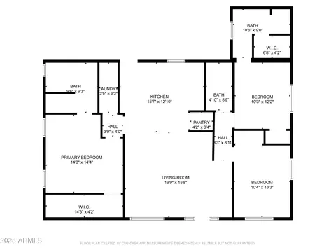 Floorplan - 1367 E Mitchell Dr, Phoenix, AZ 85014 photo 1 of 1
