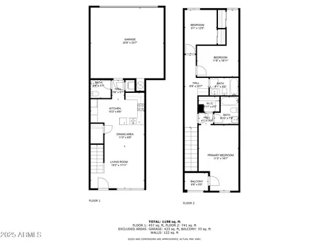 Floorplan - 2313 E Hidalgo Ave, Phoenix, AZ 85040 photo 2 of 2