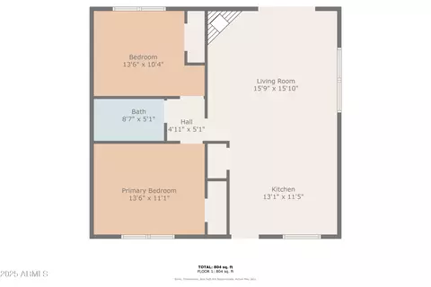 Floorplan - 2353 S Buffalo Loop, Overgaard, AZ 85933 photo 1 of 1
