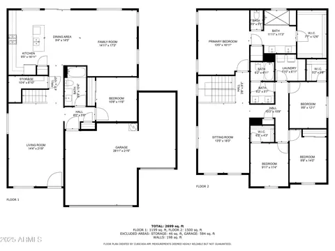 Floorplan - 1953 E Lafayette Ave, Gilbert, AZ 85298 photo 1 of 3