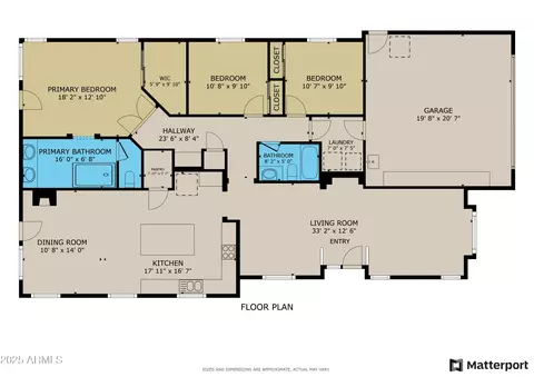 Floorplan - 4253 E Raven Rd, Phoenix, AZ 85044 photo 1 of 1
