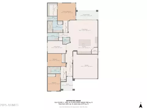 Floorplan - 4314 E Bernice St, Gilbert, AZ 85295 photo 2 of 2