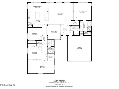 Floorplan - 4095 E Harrison St, Gilbert, AZ 85295 photo 1 of 2
