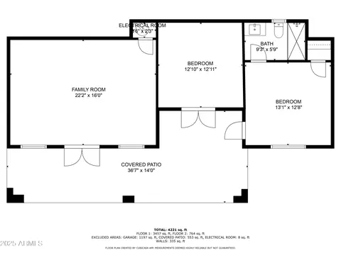 Floorplan - 2815 E Arrowhead Trl, Gilbert, AZ 85297 photo 2 of 7
