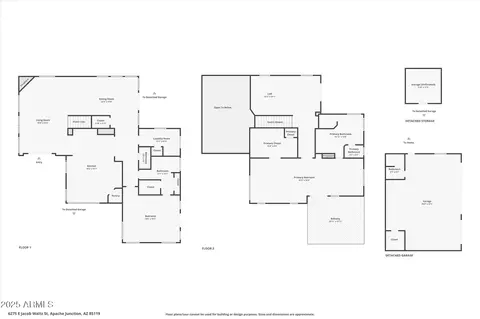 Floorplan - 6275 E Jacob Waltz St, Apache Junction, AZ 85119 photo 1 of 4