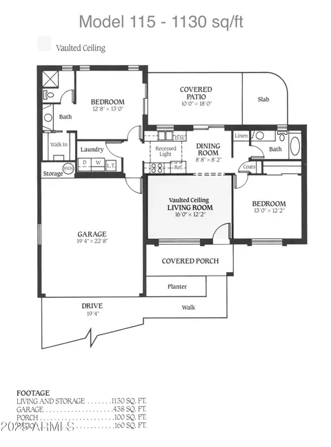 Floorplan - 8202 E Naranja Ave, Mesa, AZ 85209 photo 1 of 1