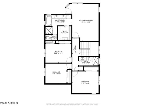Floorplan - 3625 E Rosemonte Dr, Phoenix, AZ 85050 photo 3 of 3