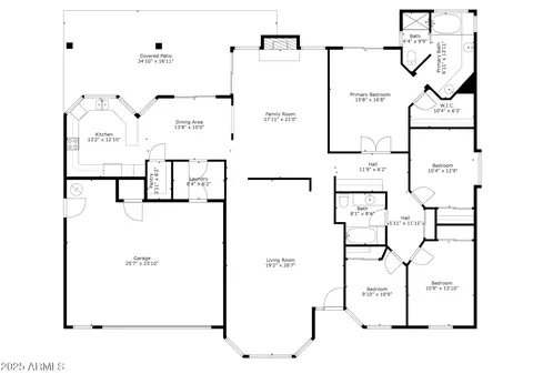 Floorplan - 3060 E Menlo St, Mesa, AZ 85213 photo 1 of 1