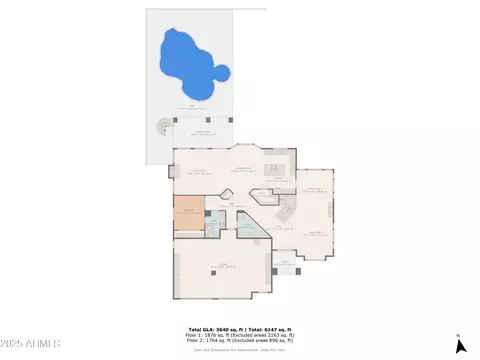Floorplan - 4436 E Tremaine Ave, Gilbert, AZ 85234 photo 2 of 3