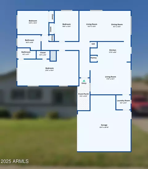 Floorplan - 2927 E Yucca St, Phoenix, AZ 85028 photo 1 of 1
