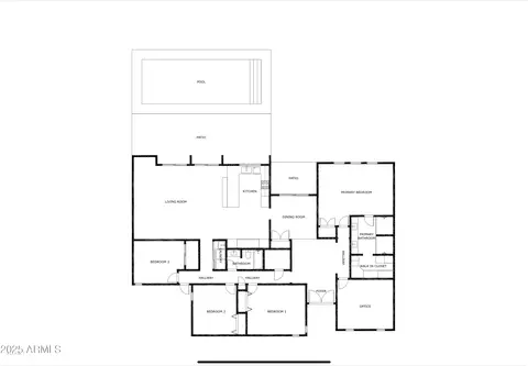 Floorplan - 513 E Rose Ln, Phoenix, AZ 85012 photo 1 of 1