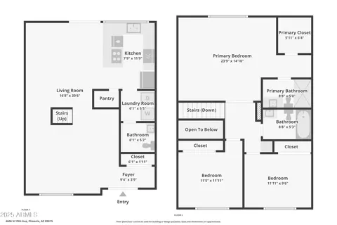 Floorplan - 4606 N 19th --, Phoenix, AZ 85015 photo 1 of 1