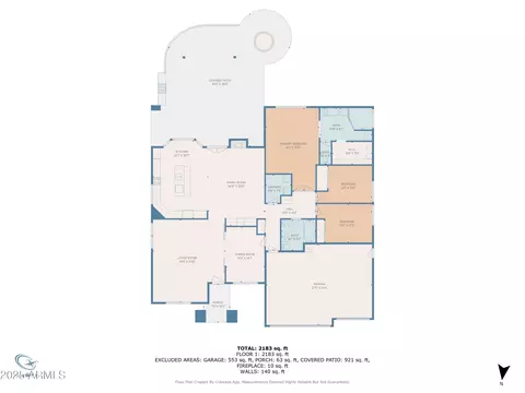 Floorplan - 1331 E Ludlow Dr, Phoenix, AZ 85022 photo 3 of 4