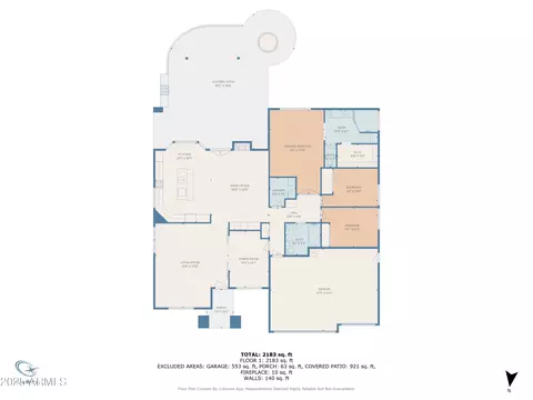 Floorplan - 1331 E Ludlow Dr, Phoenix, AZ 85022 photo 1 of 4