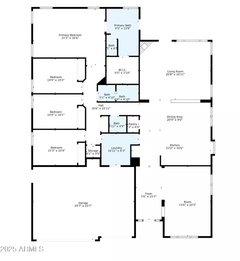 Floorplan - 3304 E Latham Way, Gilbert, AZ 85297 photo 1 of 1