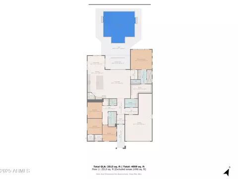 Floorplan - 10510 E Sheffield Dr, Mesa, AZ 85212 photo 2 of 2